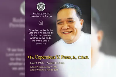 Fr. Perez, Redemptorist Province of Cebu’s superior, dies at 46