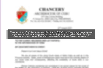 Cebu archdiocese opens cemeteries to non-Catholics who died of Covid-19