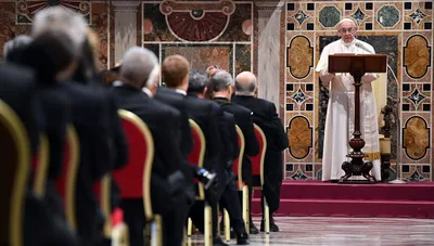 ‘Nationalistic tendencies’ threaten world peace, pope tells diplomats