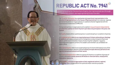 Total disaster ang Partylist System Act, total overhaul, iminungkahi ng Obispo