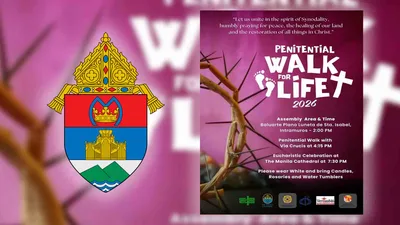 Diocese of Parañaque, suportado ang Penitential Walk for Life 2026 - VeritasPH