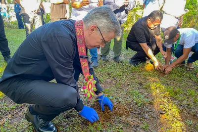 Nuncio links environmental care to faith in E. Samar visit