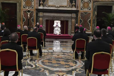 Pope Francis encourages catechists to lead others to a personal encounter with Jesus