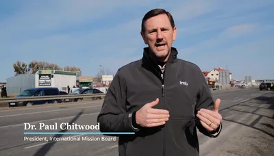 Chitwood visits with refugees, relief workers on Ukraine-Poland border | Baptist Press
