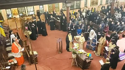 People of all faiths gather at cathedrals, churches to pray for Ukraine
