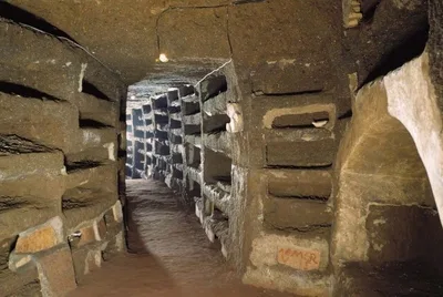 Pope Francis celebrates All Souls' Day Mass in Rome catacombs