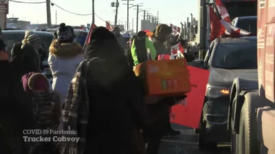 Massive Crowds Cheer as Canadian Truckers Lead ‘Freedom Convoy’ Protesting Vaccine Mandates