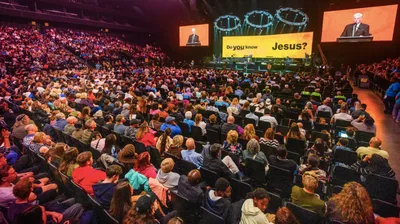 Franklin Graham preaches with warning from Sodom in Manchester