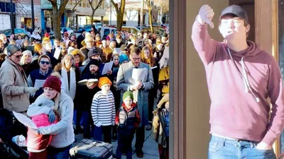 300 Christmas Carolers Met With Obnoxious Noise Machine and Hecklers - See Their Grace-Filled Response