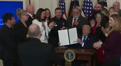Angel Families Ask God to Bless Trump as He Signs Proclamation Honoring Them