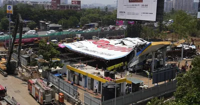 Several dead and dozens more injured after India billboard collapse
