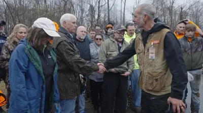 Mike Pence joins Samaritan's Purse volunteers to aid tornado victims in Kentucky
