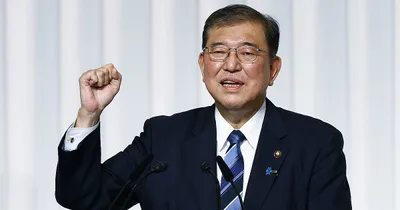 Former Japanese defense minister named head of majority party