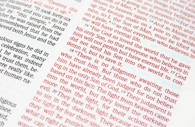 The Story Behind the Red Letters in Your Bible