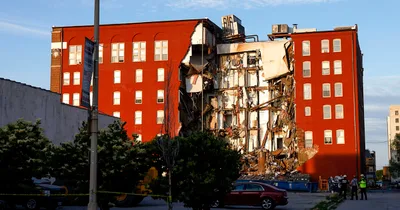 Rescuers save eight from a collapsed building in Iowa