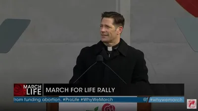 'Every person matters,' Father Mike Schmitz tells pro-life marchers