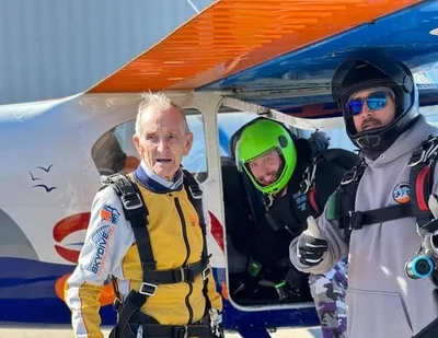 After 52 Years of Ministry, Skydiving 98-Year-Old Preacher Wants People to See Jesus in His Life