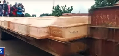 Funeral procession for 27 Christians killed in Nigeria