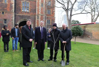 Archbishop plants tree as part of Queen's Green Canopy