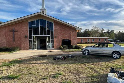 Man Rescued from Burning Car after Crashing into Sanctuary | Baptist Press