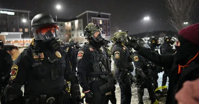 Minnesota protester demands government surveillance records
