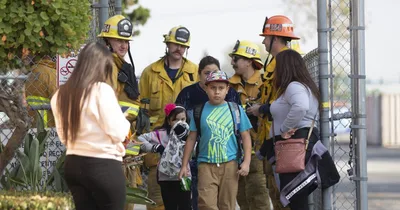 Plane drops jet fuel over schools