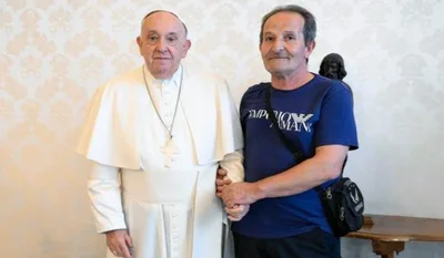 Pope Francis Meets Italian Man Freed after 33 Years in Prison for Wrongful Triple Murder ...