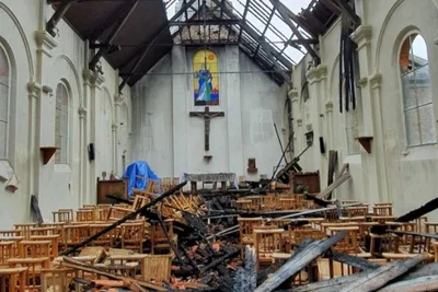 ‘Will they stop at burning an empty church?’: Anti-Christian attacks rise in Europe