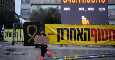 Hostage Clock in Tel Aviv Stopped after Nearly 844 Days