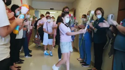 'She Is Our Hero!' Little Girl Who Spent 66 Days in Hospital With Critical Injuries After Uvalde Horror Walks Out to Cheers