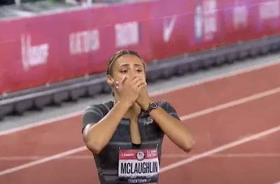 Sydney McLaughlin breaks world record at Olympic trials, says God told her ‘just focus on me’