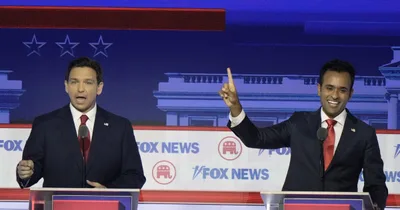 Candidates spar in first GOP debate