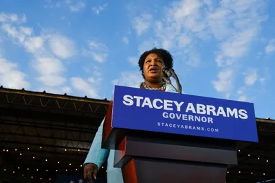 Stacey Abrams Tries to Turn Inflation Anxieties into an Abortion Issue