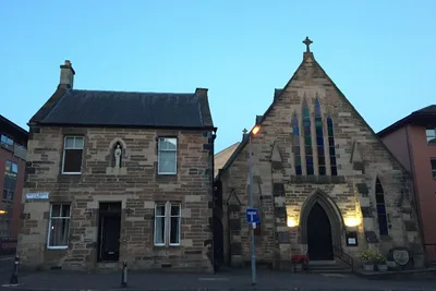Fire engulfs 163-year-old Catholic church in Scotland