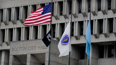 Christian Flag in Speech Battle Flies, Briefly, Over Boston