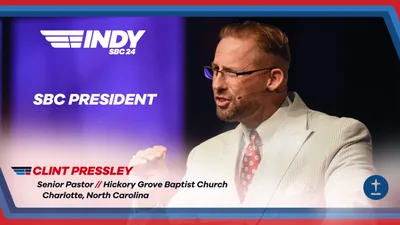 Clint Pressley elected SBC president in Indianapolis | Baptist Press