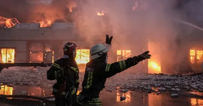 American killed in Ukraine as bombings continue