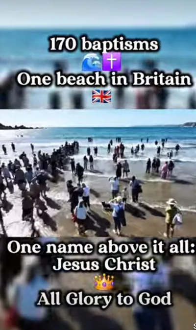 170 baptised at Bigbury-on-Sea