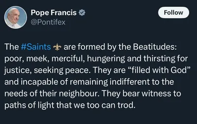 Fans Flood @Pontifex Account after It Inadvertently Cites New Orleans Saints amid Dreadful Season