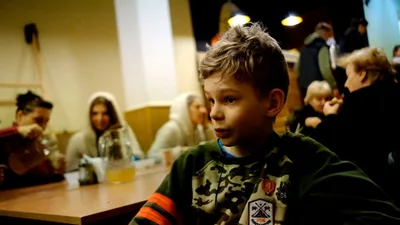 Displaced Ukrainians find shelter in Lviv churches, schools, orphanage
