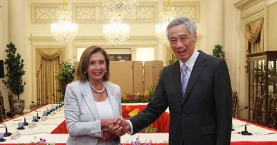 House Speaker Pelosi Starts Asia Tour in Singapore