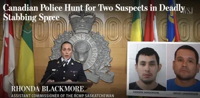 Mass stabbings leave 10 dead, 15 hospitalized in Canada; 2 suspects on the run