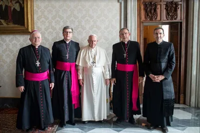 Pope Francis tells France’s Catholic bishops he’ll meet authors of landmark abuse report