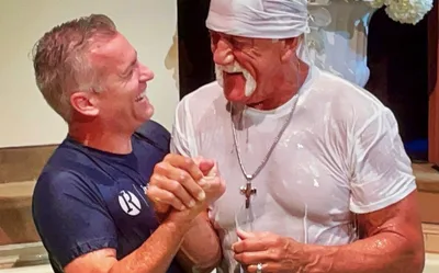 Hulk Hogan gets baptised