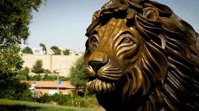 Jerusalem's Newly Dedicated Lion of Judah Statue Celebrates Jewish-Christian Ties