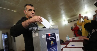 Kyiv Condemns Vote in Occupied Provinces Joining Russia