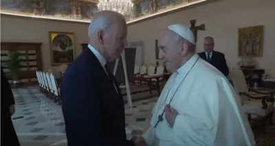 Biden takes communion in Rome after saying Pope Francis called him a ‘good Catholic’