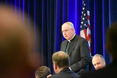 Archbishops Gomez and Vigneron elected USCCB president and vice president