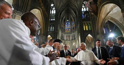 PHOTOS: Pope Leo XIV’s final day in France