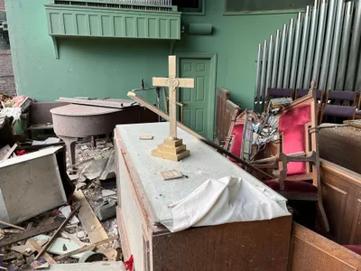 Altar depicting 'Last Supper' survives Kentucky tornado while church was destroyed